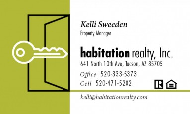 Business Card - Habitation Realty