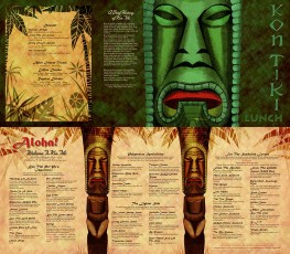 Kon Tiki Menu